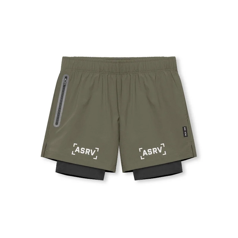 0761. Ripstop 5"" Liner Short - Olive