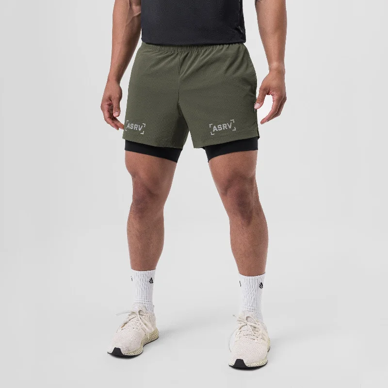 0761. Ripstop 5"" Liner Short - Olive