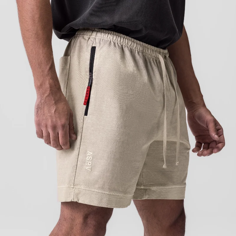 0782. Tech Essential™ Sweat Short  - Faded Beige