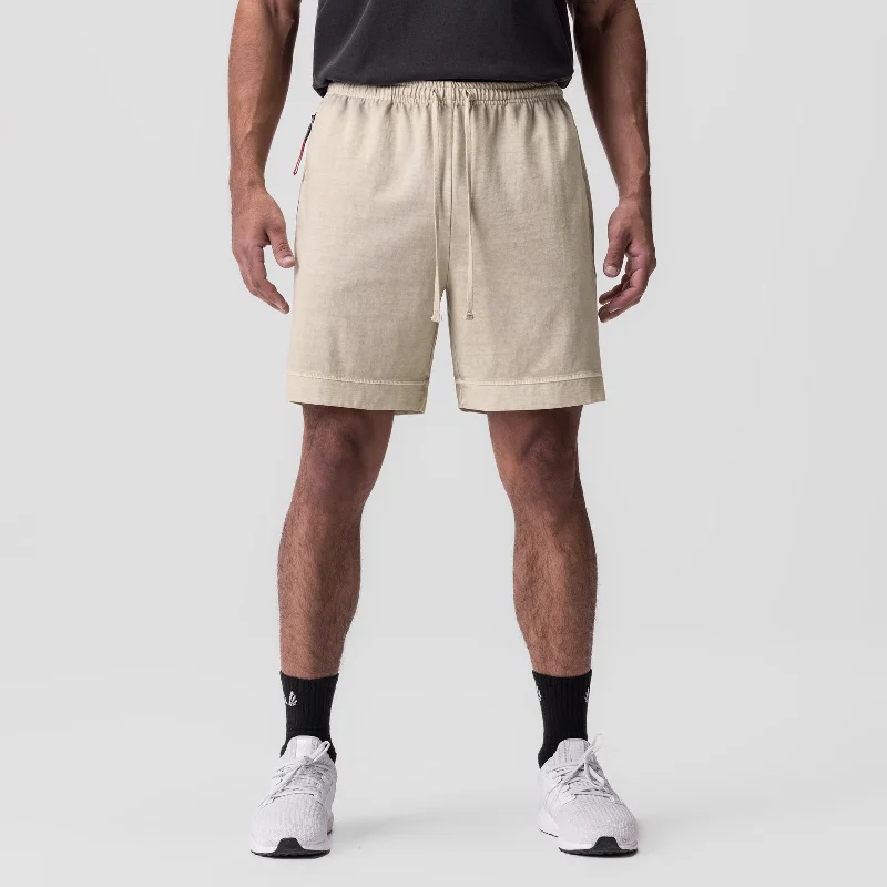 0782. Tech Essential™ Sweat Short  - Faded Beige