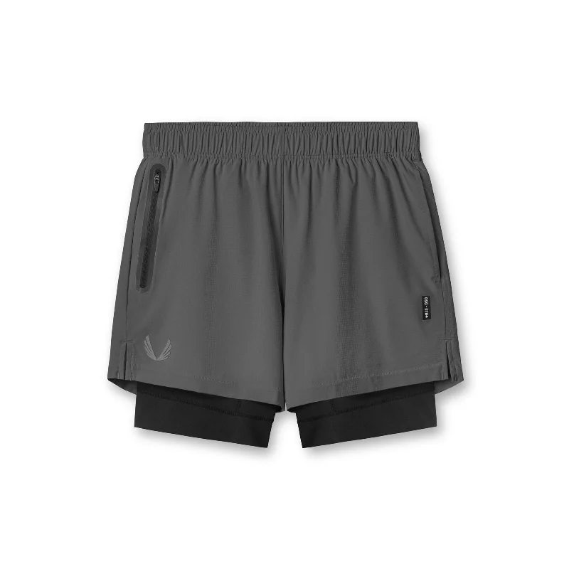 0784. Ultralite™ 6"" Liner Short   - Raven/Black