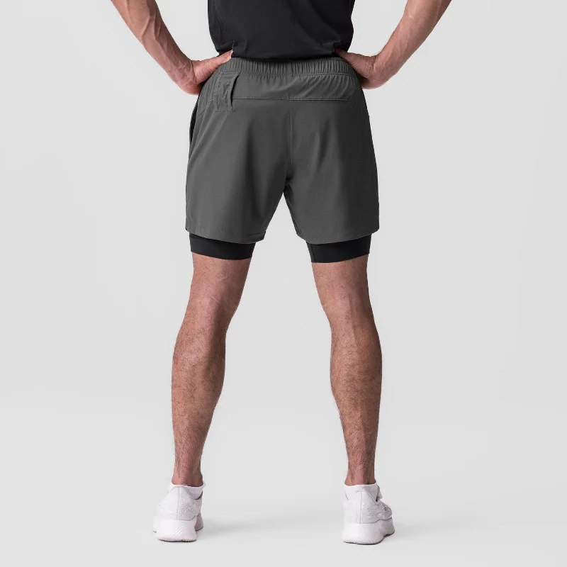 0784. Ultralite™ 6"" Liner Short   - Raven/Black