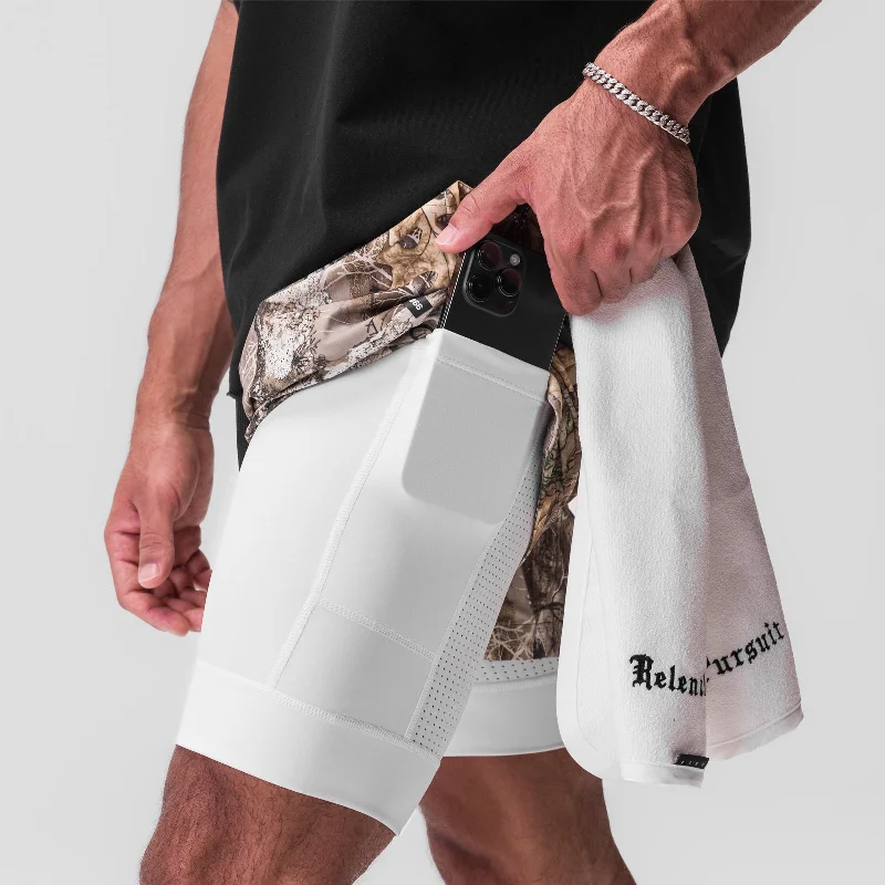 0866. Tetra-Lite™ 7"" Liner Short - Realtree® Camo / White / White ""Wings""