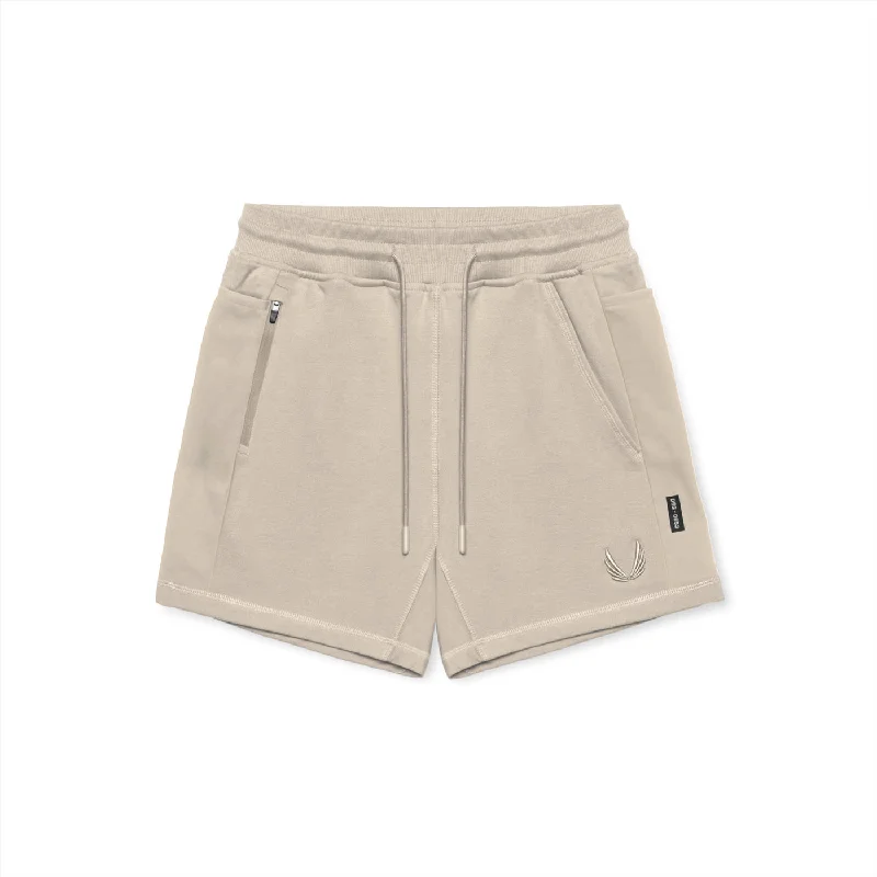 0867. Tech-Terry™ Sidelock Sweat Short -  Sand Smoke