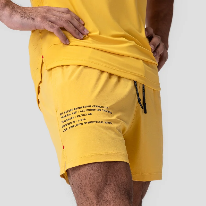 0942. Aerotex™ 5"" Training Short - Amber