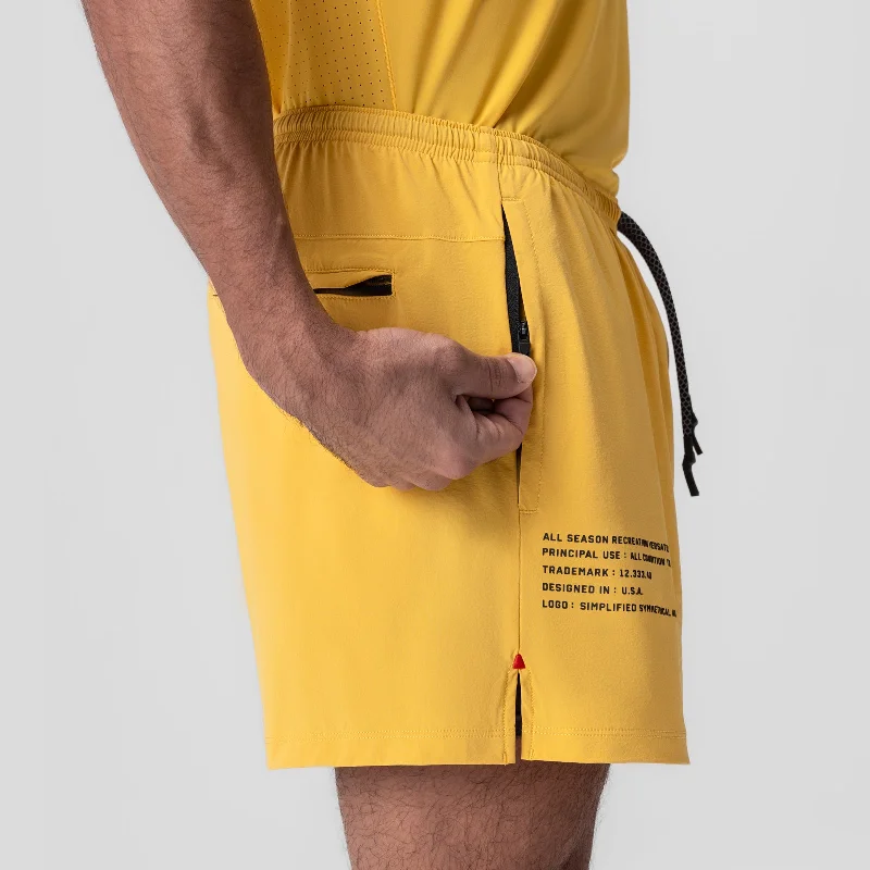 0942. Aerotex™ 5"" Training Short - Amber