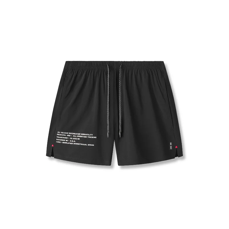 0942. Aerotex™ 5"" Training Short - Black