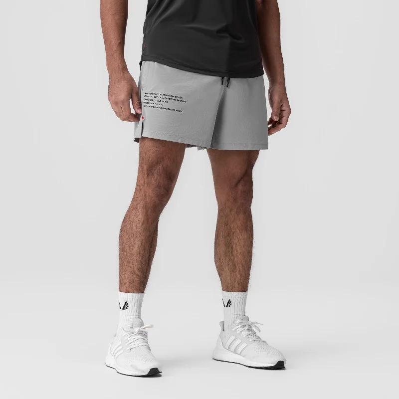 0942. Aerotex™ 5"" Training Short - Slate Grey