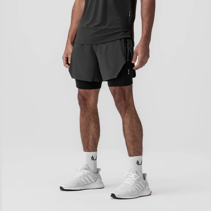 0953. Aerotex™ Hybrid Liner Short - Space Grey/Black