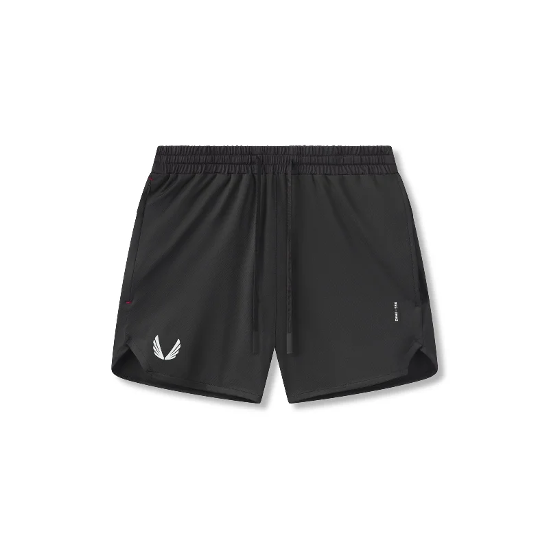 0993. AeroSilver® 5"" Linerless Short - Black