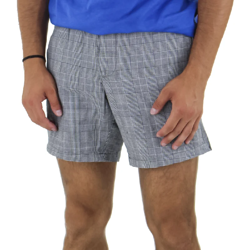 Men's Plaid Short,Grey