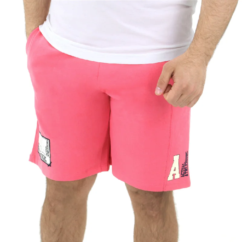 Men's Graphic Sides Short,Pink