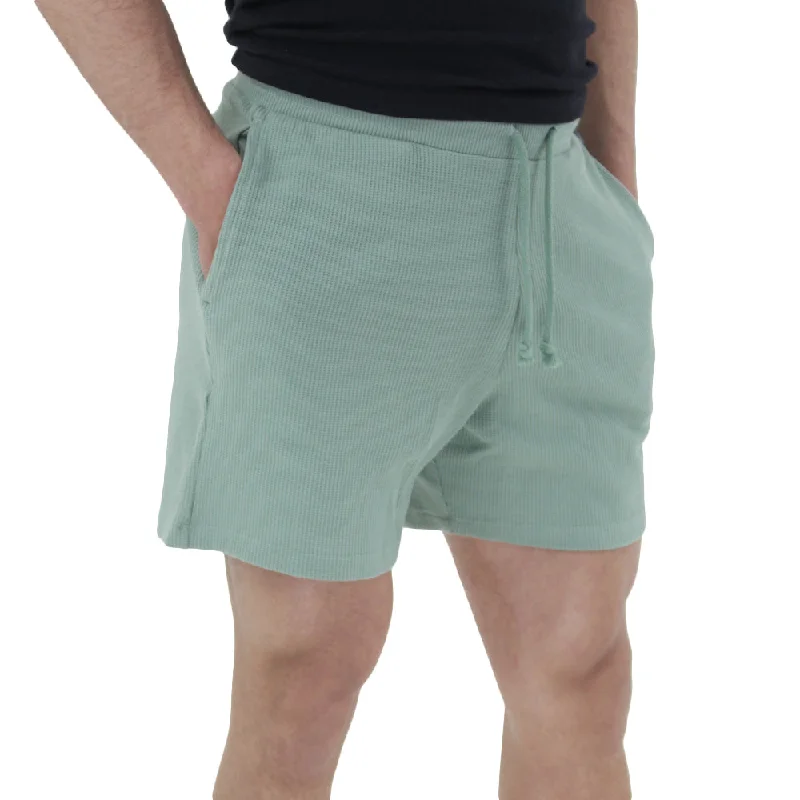 Men's Knitted  Short,Light Green