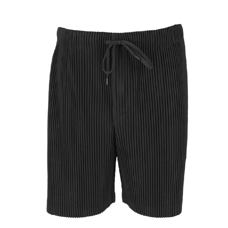 Men's Ribbed Short,Black