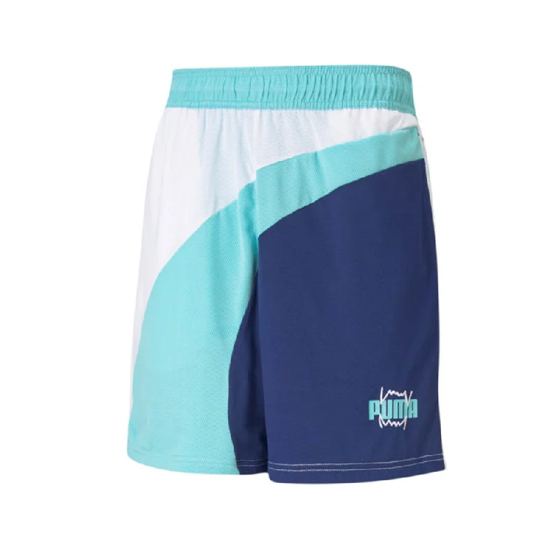 Men's Flare Basketball Short,Blue