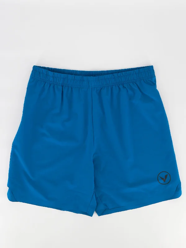 Men's Brand Logo Printed Sport Short,Blue