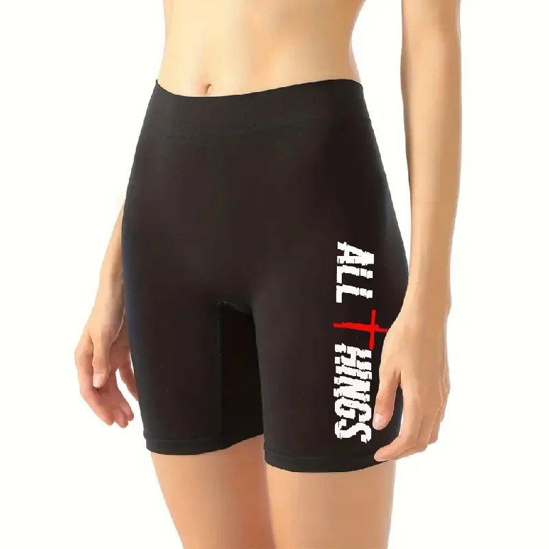 All Things High Waist Bike Shorts