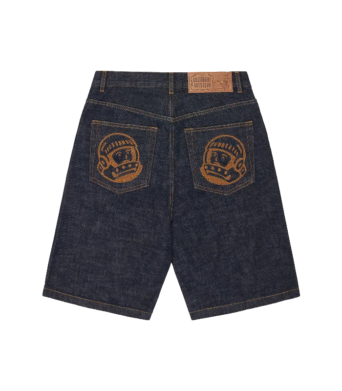 ASTRO SELVEDGE DENIM SHORTS - INDIGO