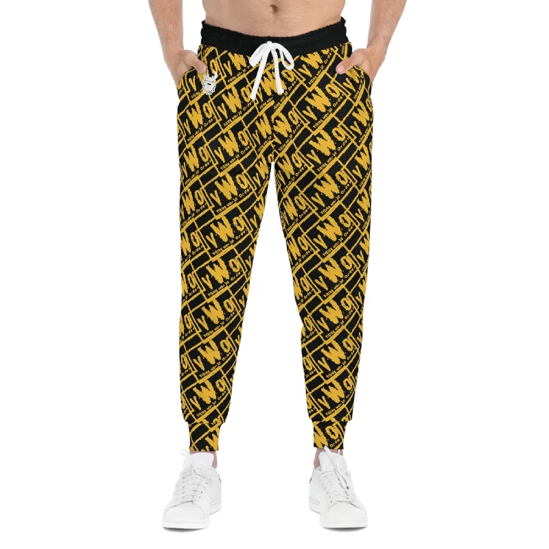 Athletic Joggers - Black/Gold - VWO (Framed)