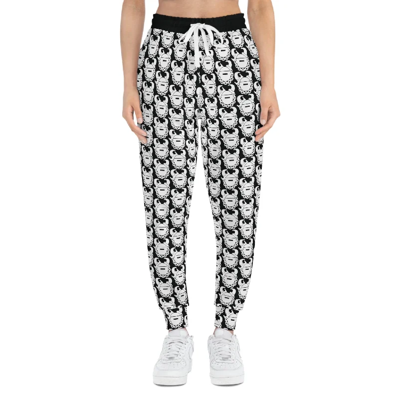 Athletic Joggers - Black/White Helmets