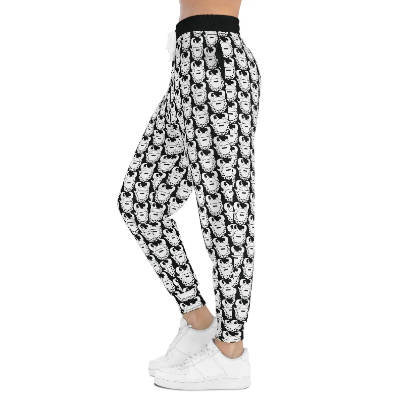 Athletic Joggers - Black/White Helmets