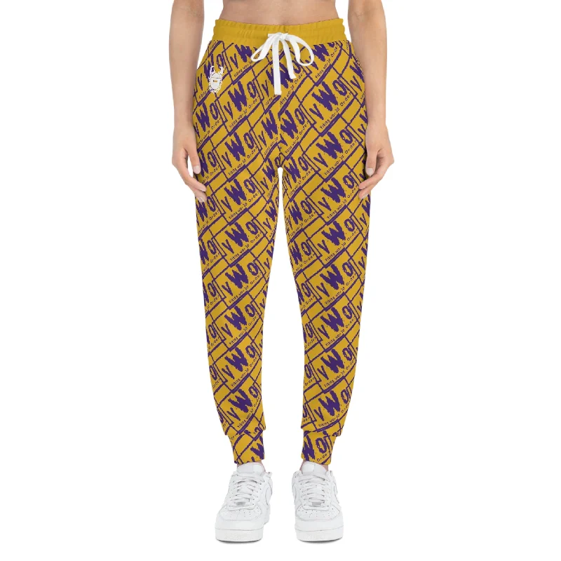 Athletic Joggers - Gold/Purple - VWO (Framed)