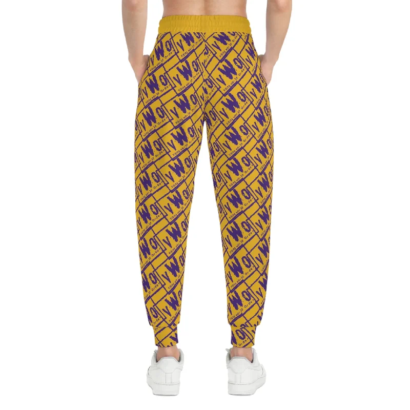 Athletic Joggers - Gold/Purple - VWO (Framed)