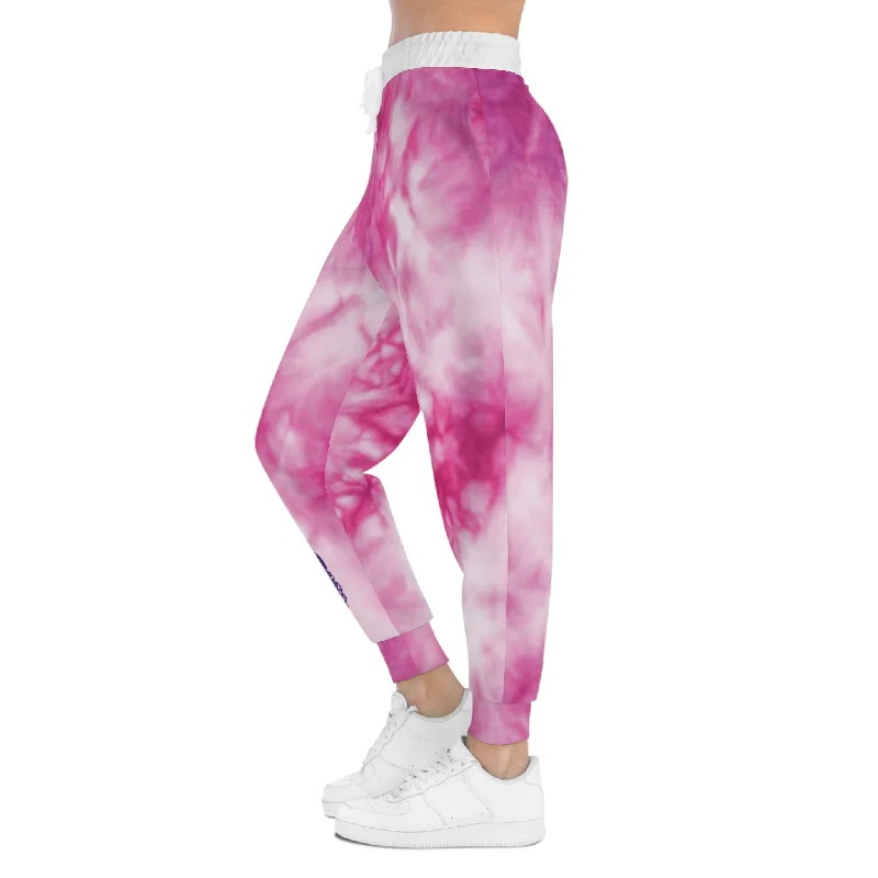 Athletic Joggers - Pink Tie-Dye