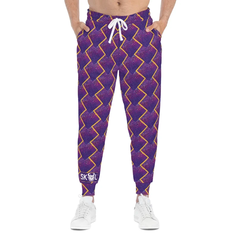 Athletic Joggers - Purple Sparkle