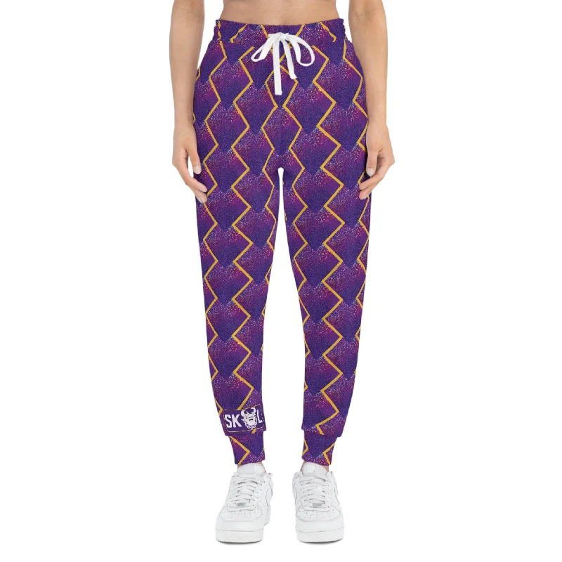 Athletic Joggers - Purple Sparkle