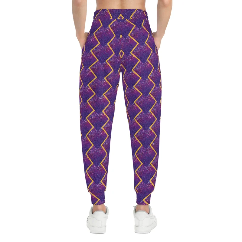 Athletic Joggers - Purple Sparkle