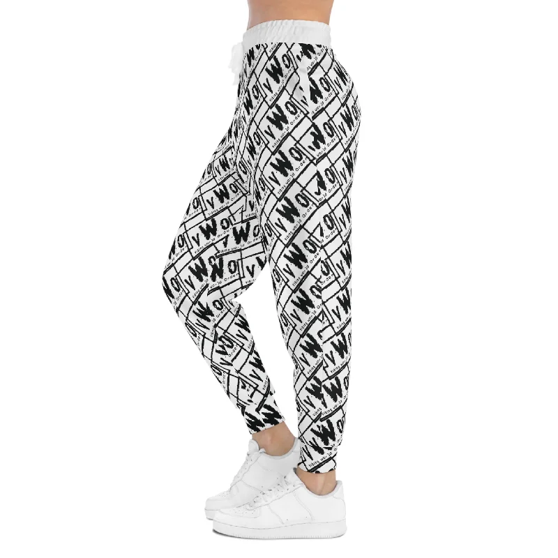 Athletic Joggers - White/Black - VWO (Framed)