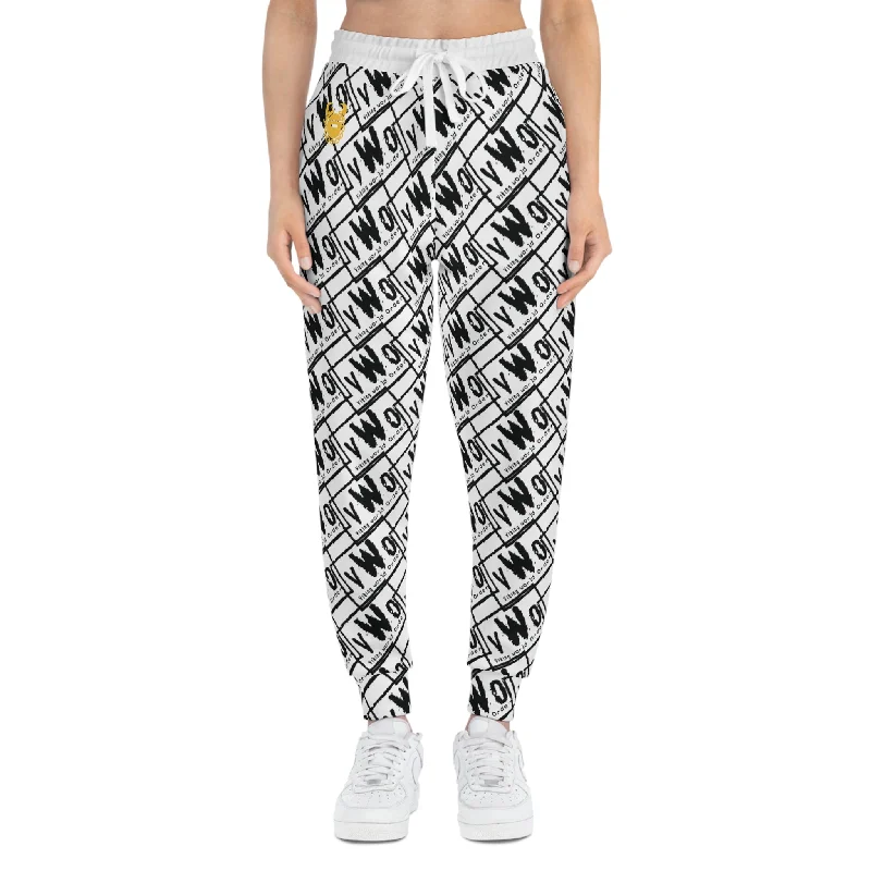 Athletic Joggers - White/Black - VWO (Framed)