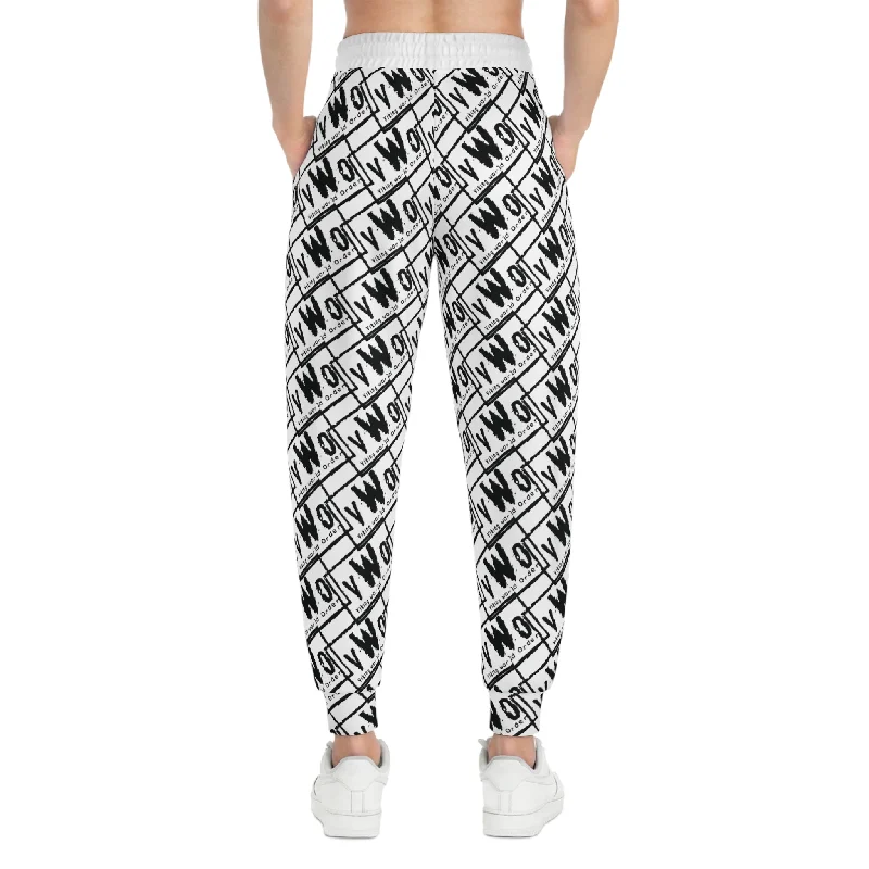 Athletic Joggers - White/Black - VWO (Framed)