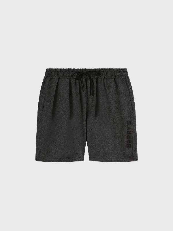 BARRY'S HEATHER BLACK STRIDE 6"" SHORT