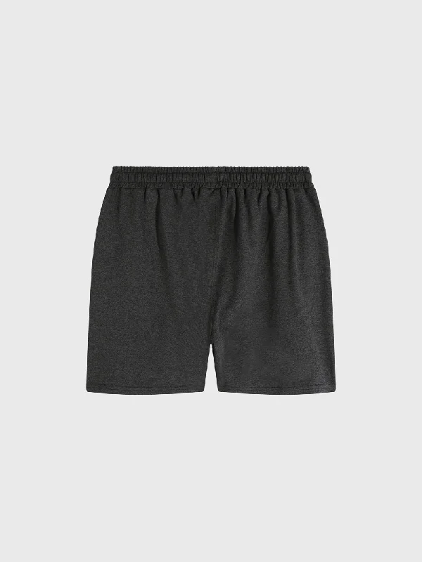 BARRY'S HEATHER BLACK STRIDE 6"" SHORT