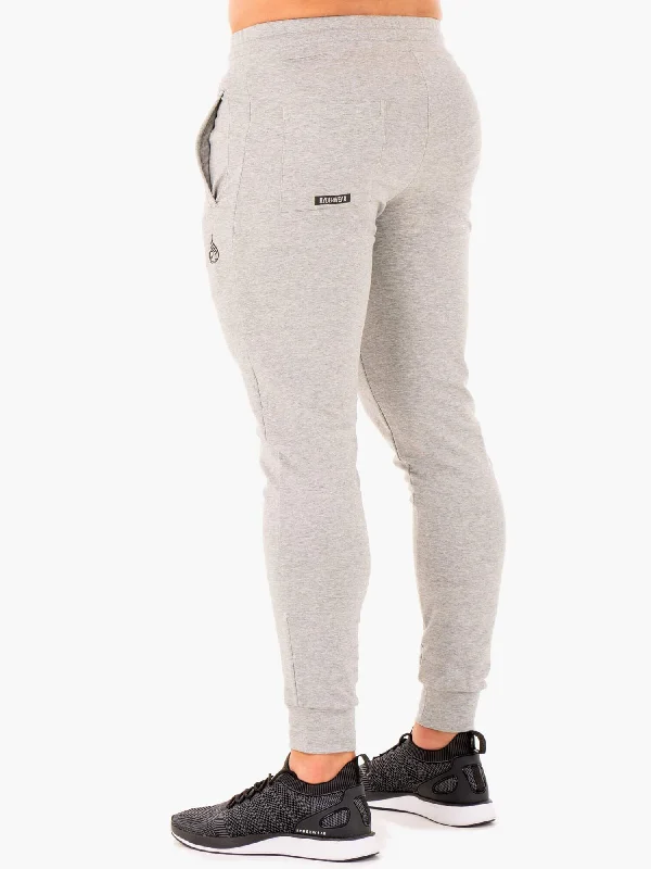 Base Track Pants - Grey Marl