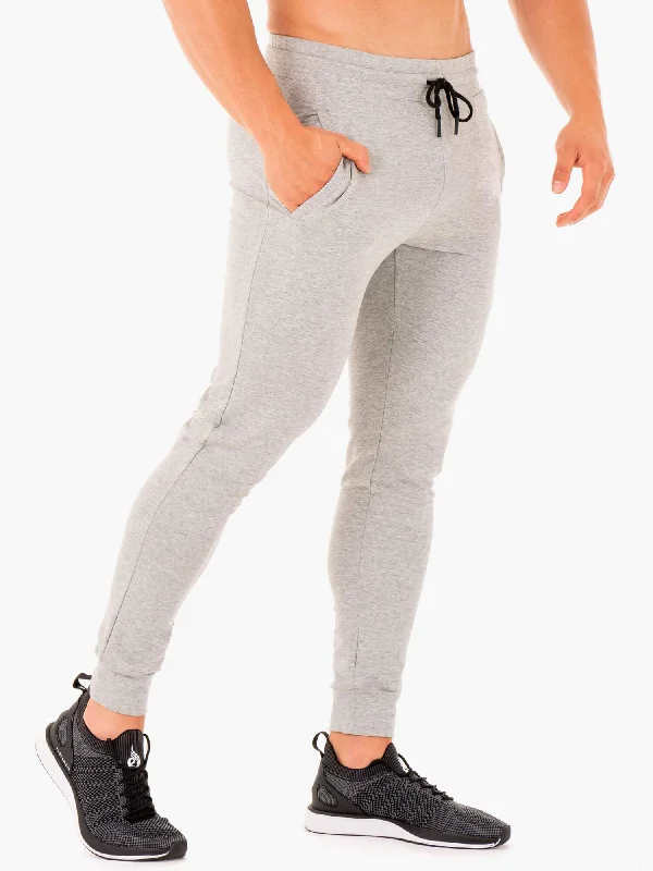 Base Track Pants - Grey Marl