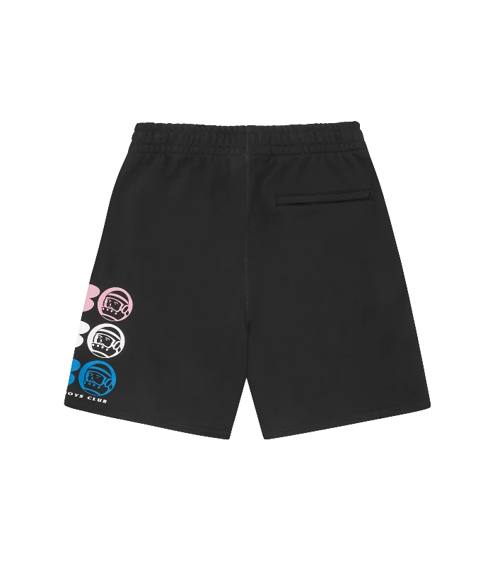 BB ASTRO REPEAT LOGO SWEATSHORTS - BLACK