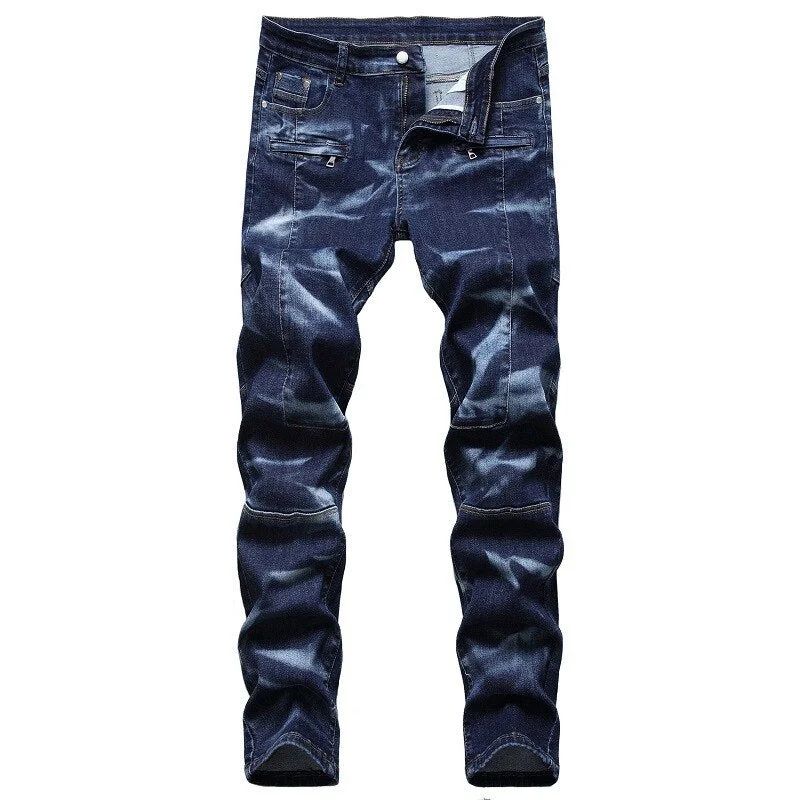 Denim Designer Hole Jeans High Quality Ripped For Men'S Autumn Spring HIP HOP Punk Streetwear