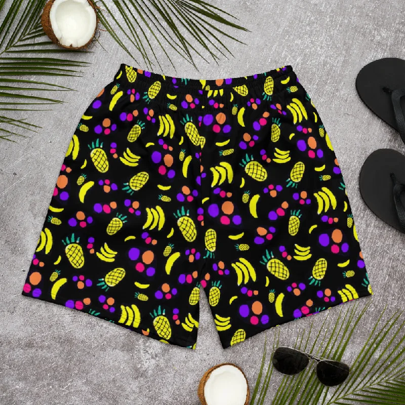 Fruit Salad Men's Athletic Long Shorts