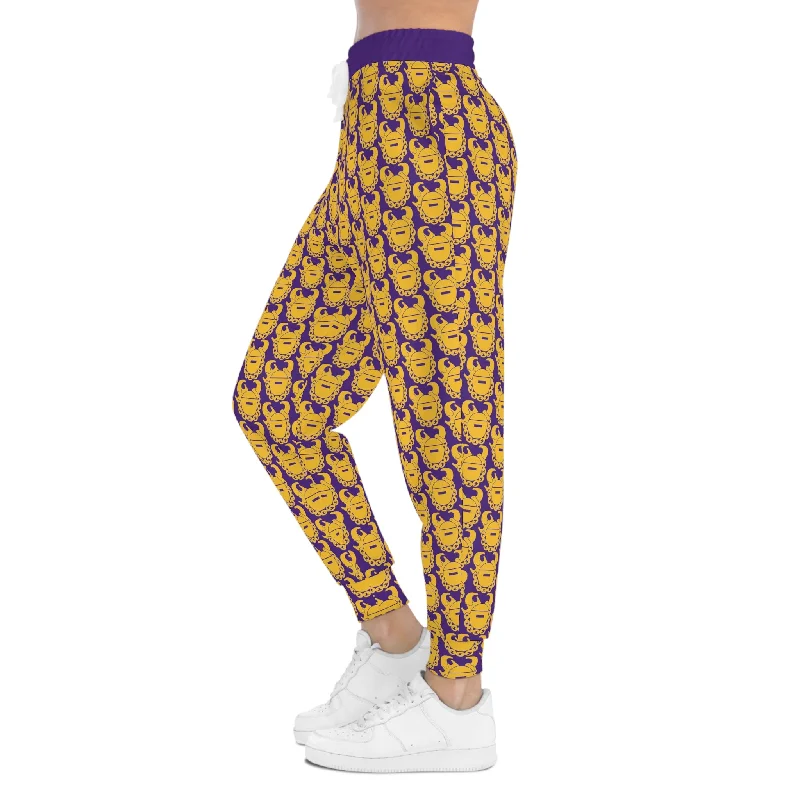 Athletic Joggers - Purple/Gold Helmets