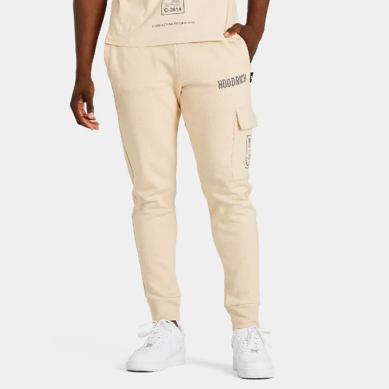 Hoodrich OG Akira V6 Cargo Joggers Irish Cream / Iron Gate - White