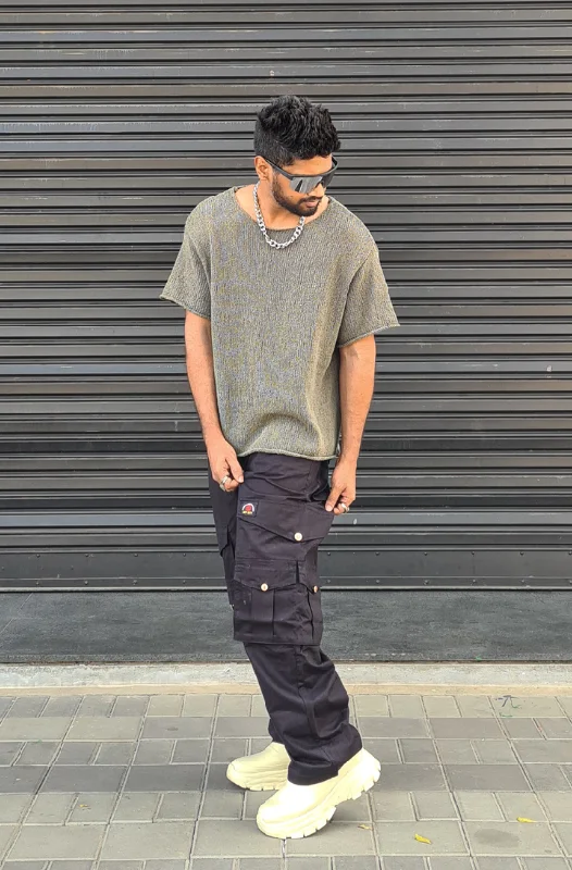 Hype Flap Pocket Straight Fit Cargo Trouser