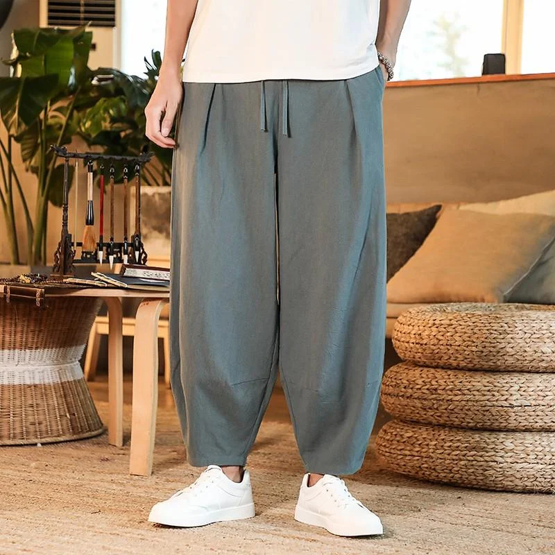 M 45-55kg / Grey green pants / China