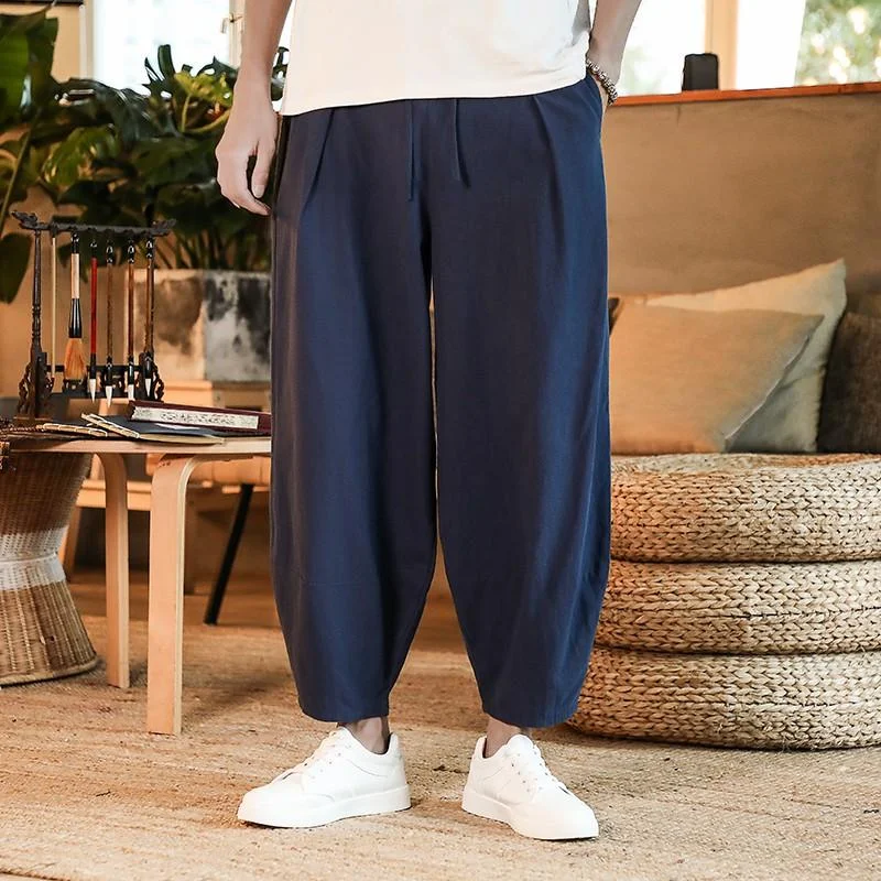 M 45-55kg / Navy Pants men / China