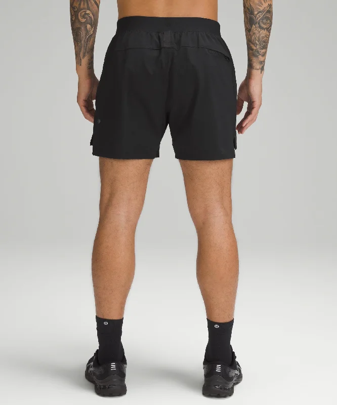 LULULEMON BLK LICENSE TO TRAIN SHORT 5