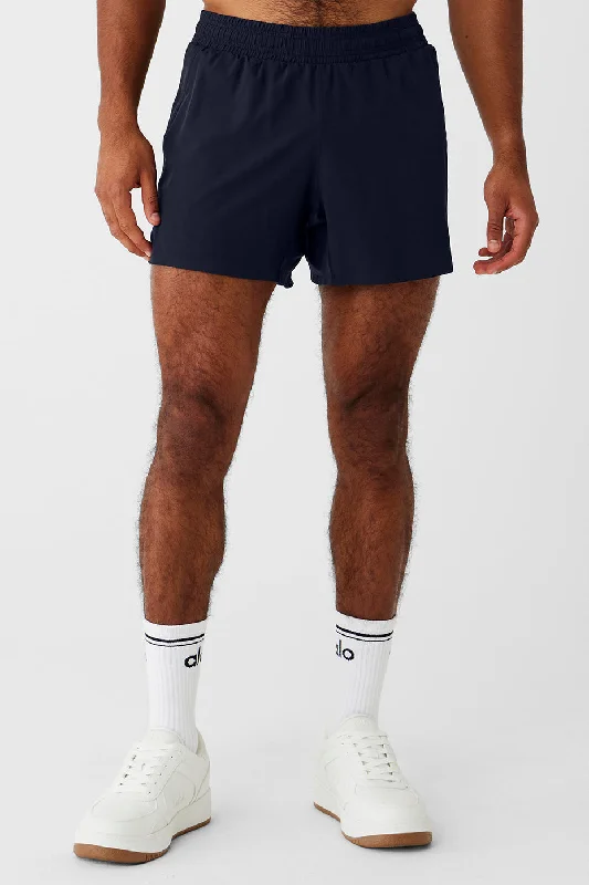 5"" Adapt Running Short - Navy