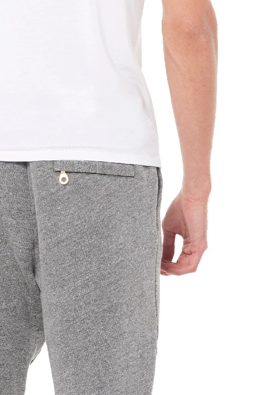 Men's Back Zip French Terry Sweatpant