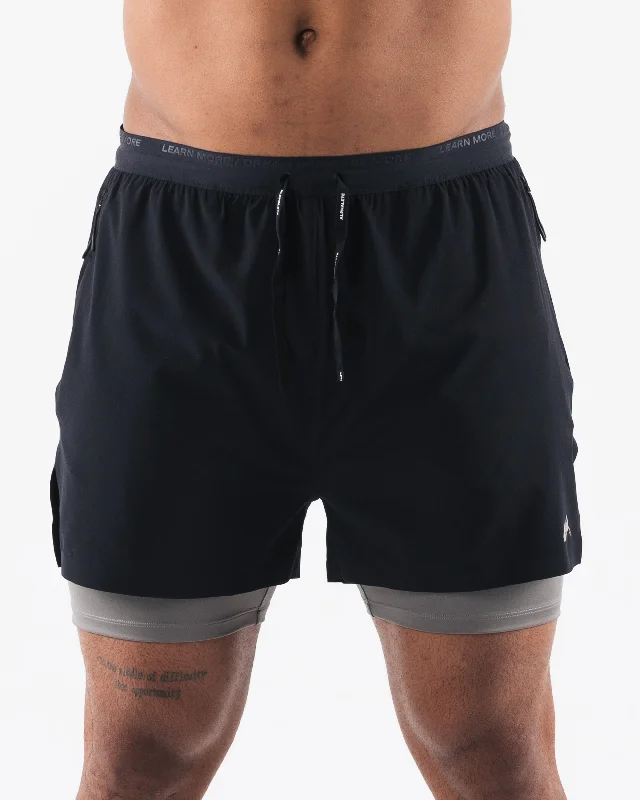 Elite Swift Short 5"" - Black